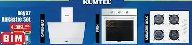 KUMTEL BEYAZ ANKASTRE SET KUMTEL BEYAZ ANKASTRE SET